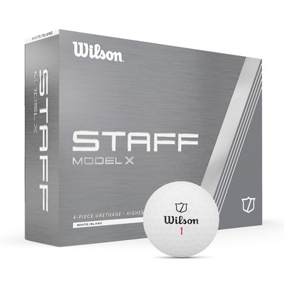Wilson Staff Model X Logo Golf Balls - 1 Dozen/1Pole