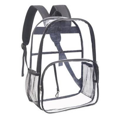 AquaGuard™ Water-Resistant Heavy Duty Clear PVC Backpack