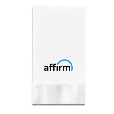 2-Ply White Dinner Napkin - 1/8 Fold - High Line