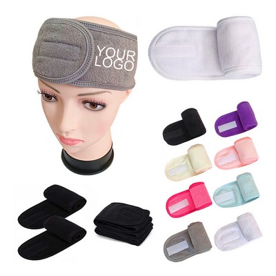Adjustable Microfiber Spa Facial Headband