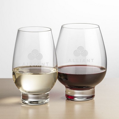Glenarden Stemless Wine - Deep Etch