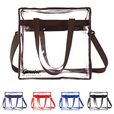 Water-resistant PVC Clear Tote Bag