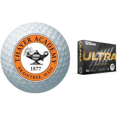 Wilson Ultra 500 Distance High Energy Core Ball with a Full Color Imprint "Price Per Ball"
