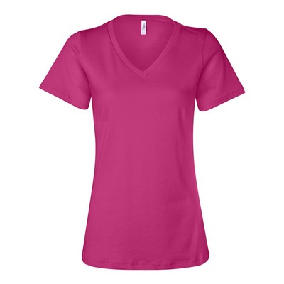 Bella+Canvas® Women's Relaxed Jersey V-Neck T-Shirt