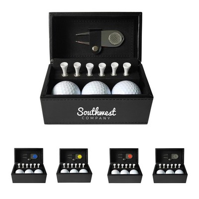 Golf Leather Gift Box