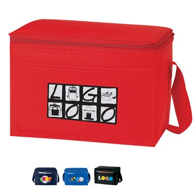 6 Pack Economy Lunch Cooler Bag