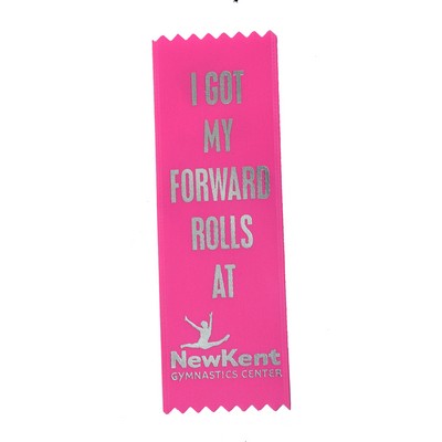 Custom Flat Ribbon w/ Pinked Edge (2"x6")