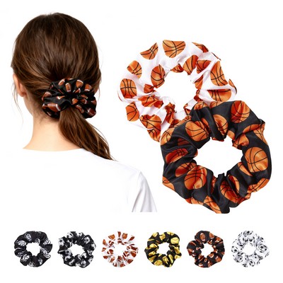 Full-color Satin Hair Scrunchie Elastic Hair Tie