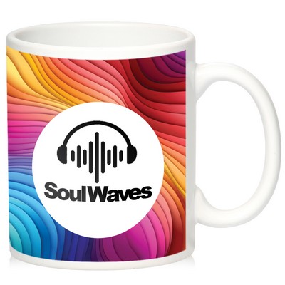 11 oz. Full Color Glossy Custom Photo Mugs