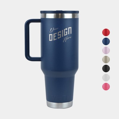 YETI® Rambler® Stainless Steel Insulated 40 oz Travel Straw Mug