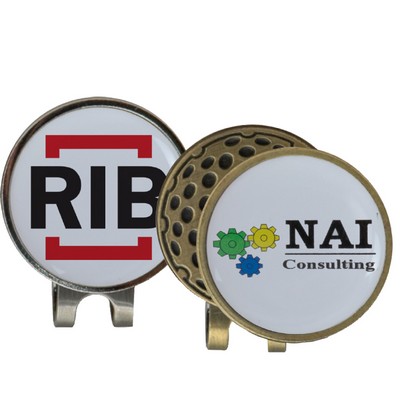 Golf Hat Clip with Magnetic Golf Ball Marker