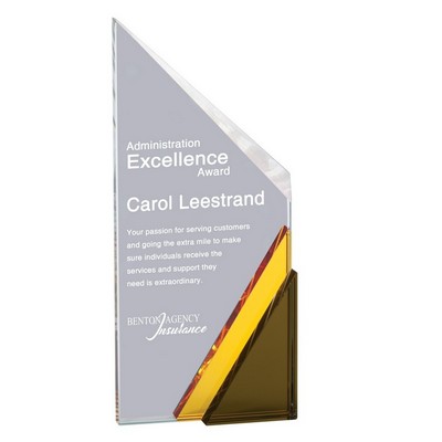 Lighthouse Crystal Award, 10 3/4"H