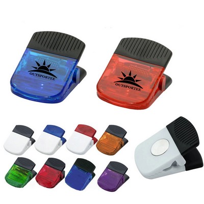 Alligator Magnetic Memo Holder Bulldog Clip with Rubber Grip