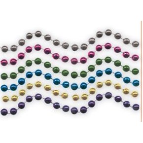 7.5 Mm Bead Necklace - Assorted Colors