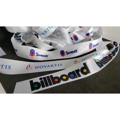 Double Faced Polyester Bridal Satin Tiffany Ribbon w/Dye-Sublimation (2½" x 50 Yard Roll)