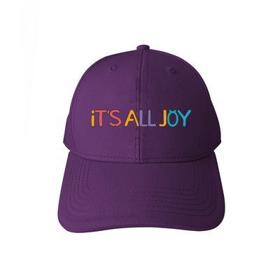 6-Panel Curved Cotton Baseball Cap