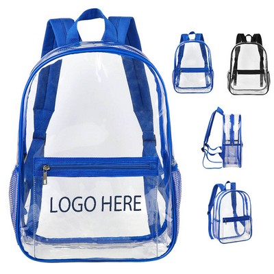 Heavy Duty Security Clear PVC School Backpack