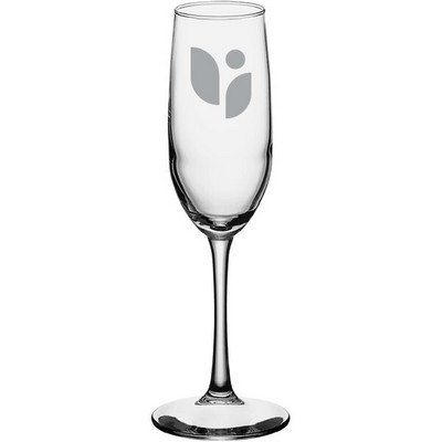 Laser Engraved Libbey® 7500 Vina 8 oz. Flute Glass
