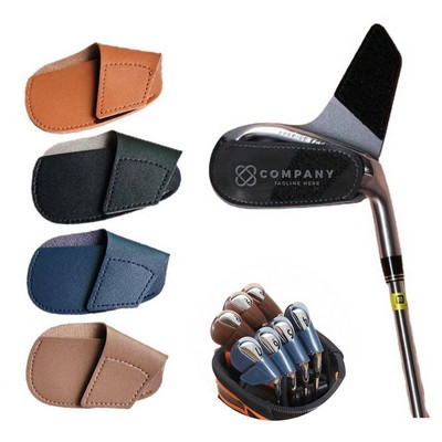 PU Leather Golf Club Head Cover Protector