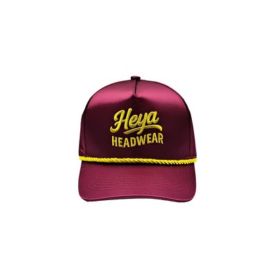 Heya Premium 5-Panel Structured Trucker Hat - Snapback Cap