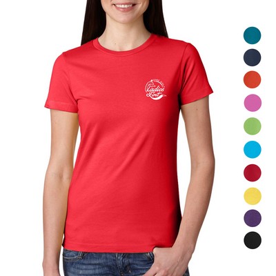 Next Level 4.3 oz. 100% Combed Cotton Ladies T-Shirt w/ Custom Imprint