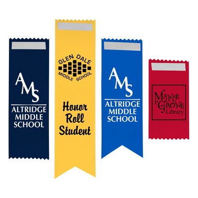 Satin Ribbon Badge (2-1/2"x8")