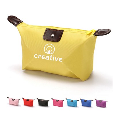 Waterproof Nylon Cosmetic Bag - Toiletry Pouch