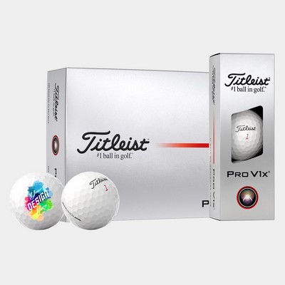 Titleist Pro V1x Golf Balls with Custom Imprints