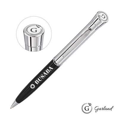 Garland® Monogram Twist Ballpoint Pen - Chrome