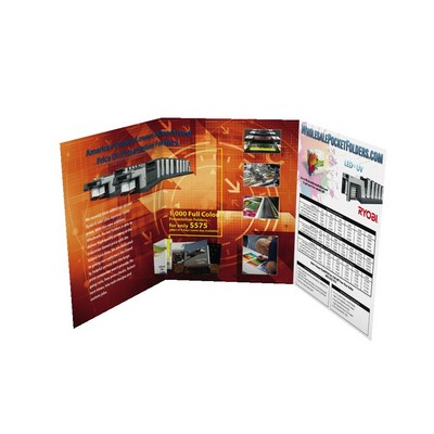 3 panel Presentation folders Long run