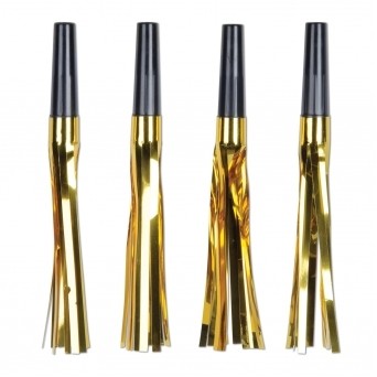 6" Gold Squawkers Noise Makers