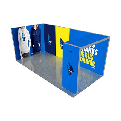 20' Backlit Trade Show Display - Design 1 (Single Sided)