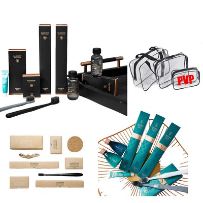 Disposable Hotel Amenities Bathroom Kit Cozy Care Hygiene Set