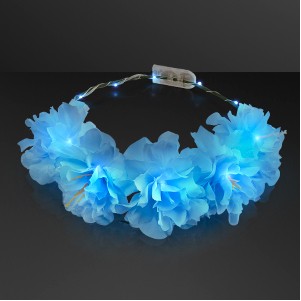 Bohemian Blue Light Up Flower Crowns - BLANK