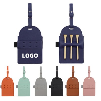 PU Leather Golf Tee Holder
