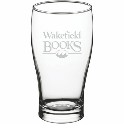 Laser Engraved Acopa 16 oz. Pub Glass