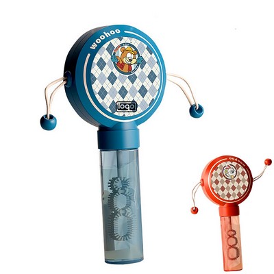 Kids Wave Drum Toy Includes Bubble Solution