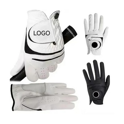 Premium Cabretta Leather Men's Golf Glove with Enhanced Grip and Breathable Fit