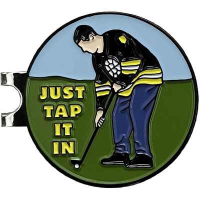 Golf Ball Marker With Hat Clip