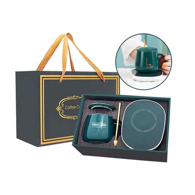 Gift Box Set With Heated Mat And Ceramic Cup