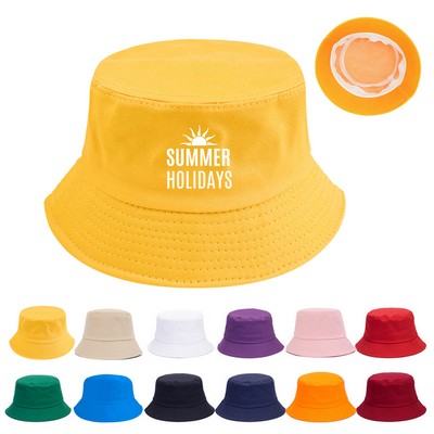 Cotton Twill Fisherman Bucket Hat