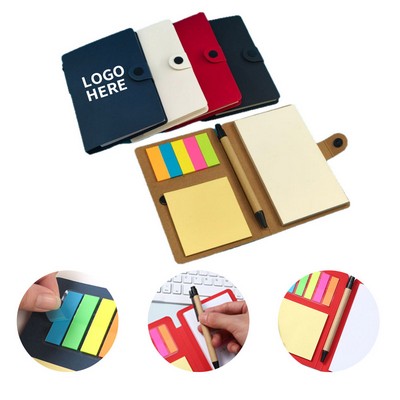 Personalized Sticky Memo Book with Pen