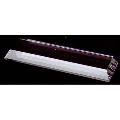 Crystal Beveled Rectangle Base/Paperweight (5/8"x6 5/16"x2")