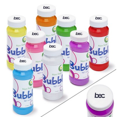 4 Oz. Bubbles w/Cap Imprint