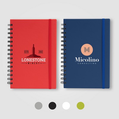 Zelda Recycled Cover Spiral Journal - A5 5.5" x 8.3" - Full-Color Inkjet