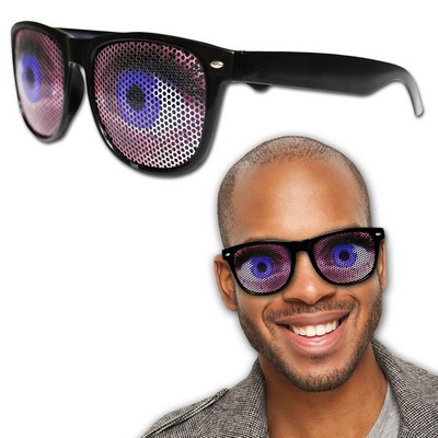 Big Blue Eye Billboard Sunglasses(Blank)