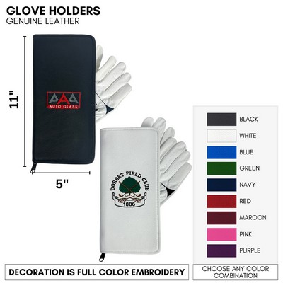 Genuine Leather Golf Glove Holder With Your Logo