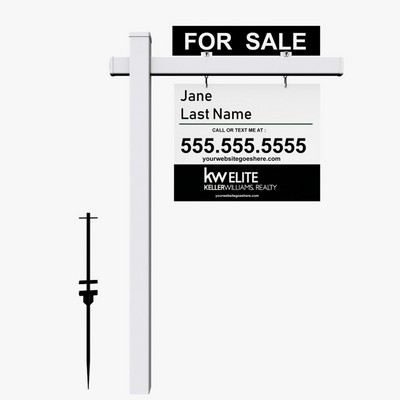 Real Estate Post Double Sided 36" X 48"