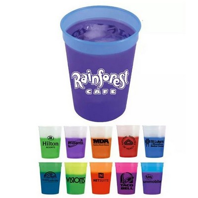 16 OZ Cool Changing Color Stadium Cups