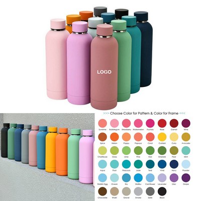 Custom Multicolor 17oz Stainless Steel Vacuum Bottle